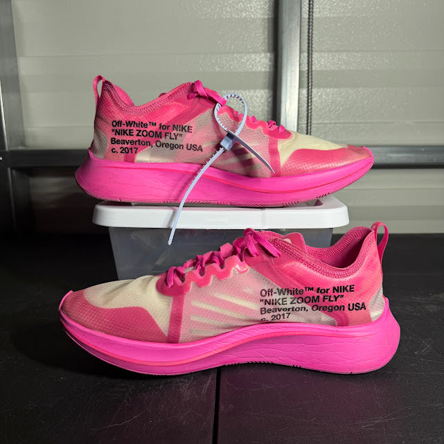 Size 12.5 - Off-White Zoom Fly Tulip Pink