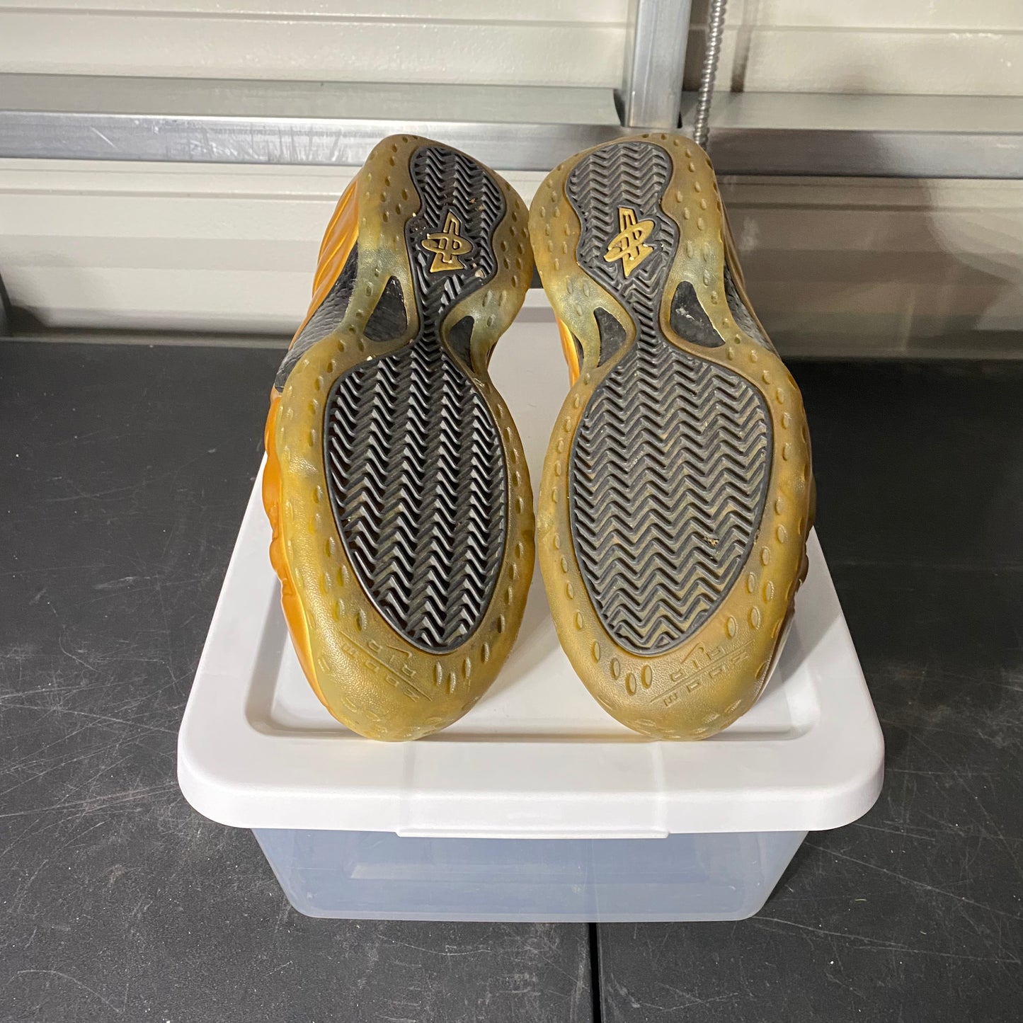Size 10 - Air Foamposite One Metallic Gold