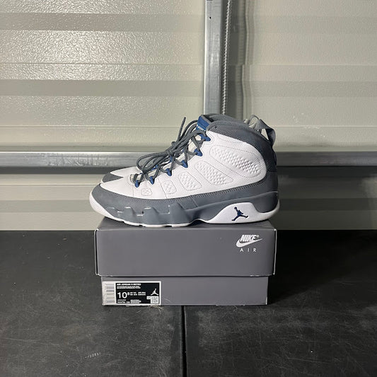 Size 10.5 - AJ 9 Retro Flint Grey and French Blue