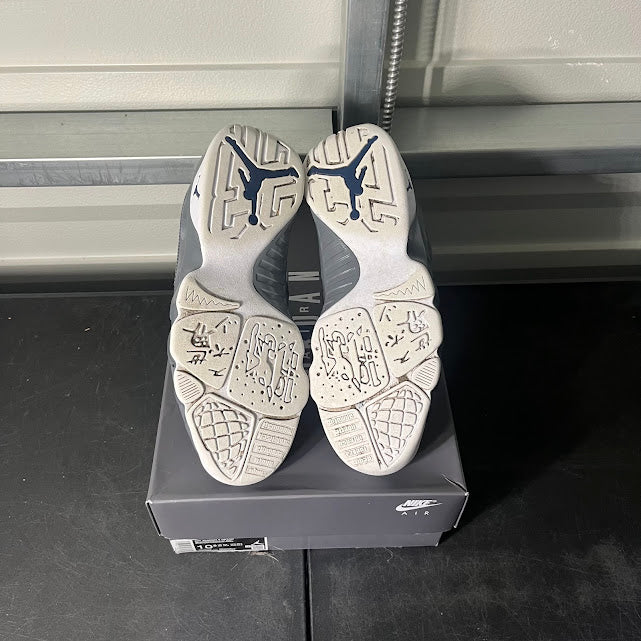 Size 10.5 - AJ 9 Retro Flint Grey and French Blue