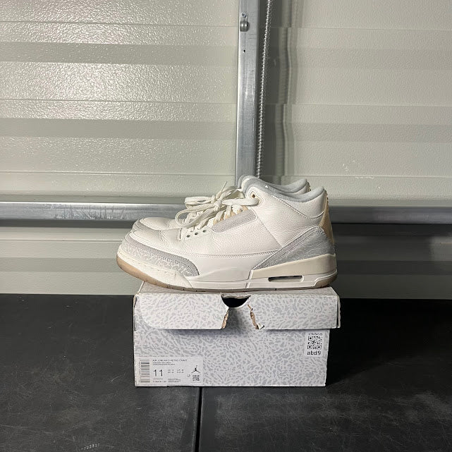 Size 11 - AJ 3 Retro Craft Ivory