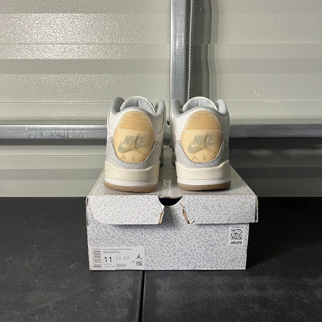 Size 11 - AJ 3 Retro Craft Ivory