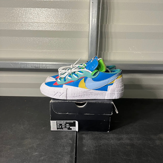 Size 10 - Sacai KAWS Blazer Low Neptune Blue