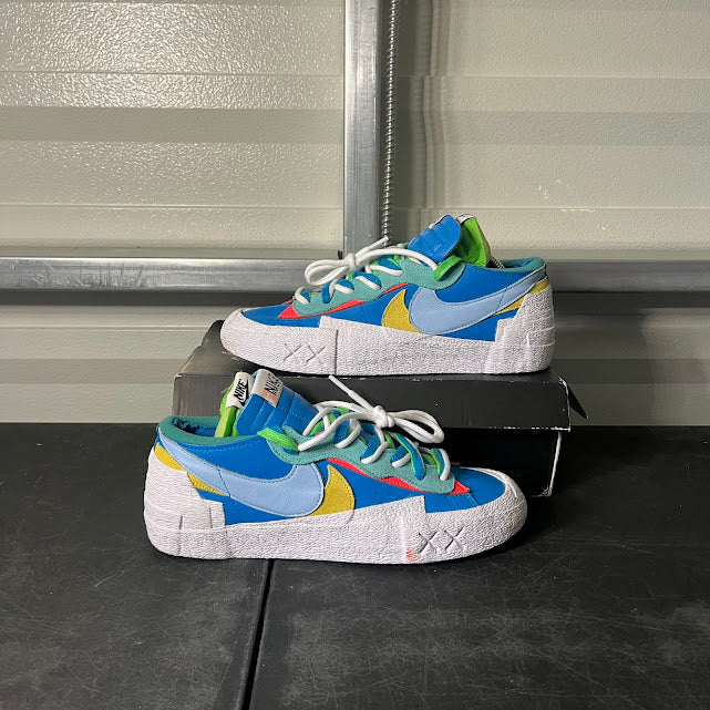Size 10 - Sacai KAWS Blazer Low Neptune Blue