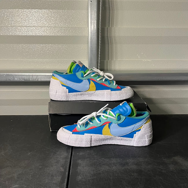 Size 10 - Sacai KAWS Blazer Low Neptune Blue