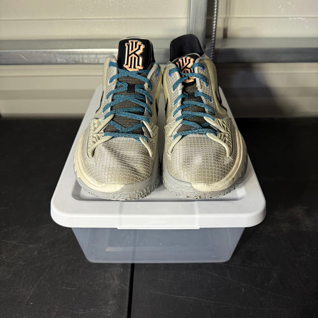 Size 13 - Kyrie Low 4 Grey Fog Sapphire