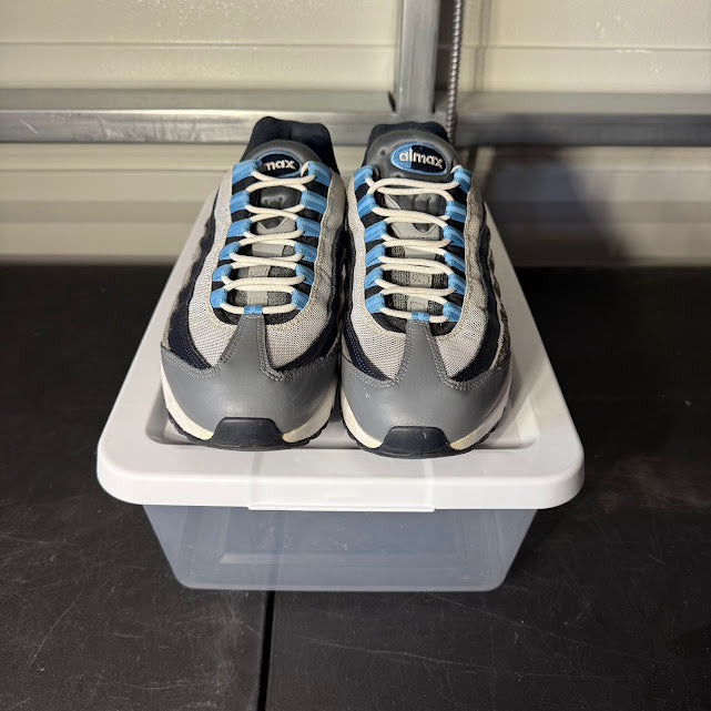 Size 9.5 - AM 95 Cool Grey University Blue