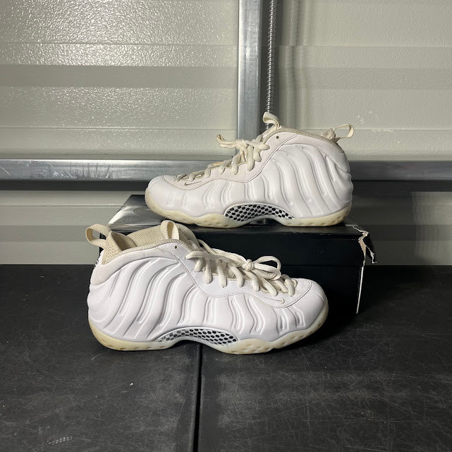Size 8.5 - Air Foamposite One Triple White
