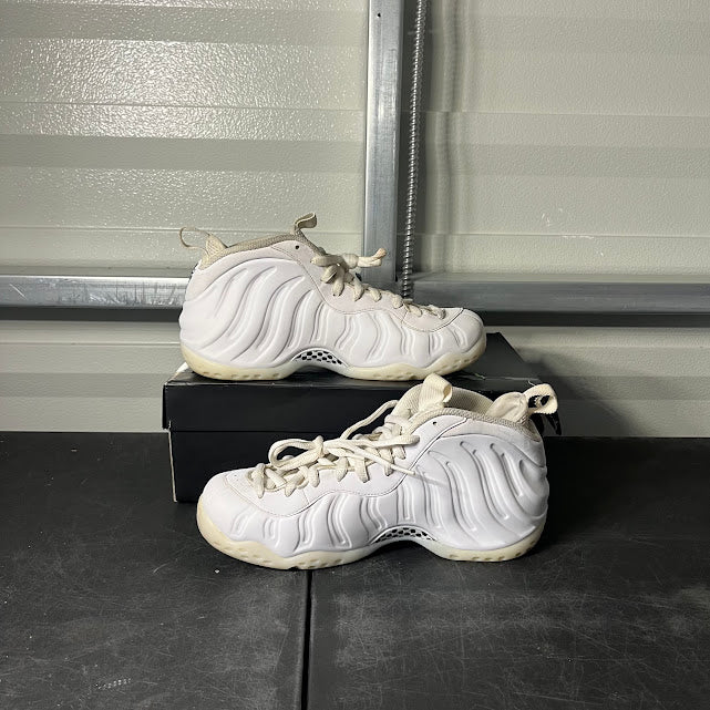 Size 8.5 - Air Foamposite One Triple White