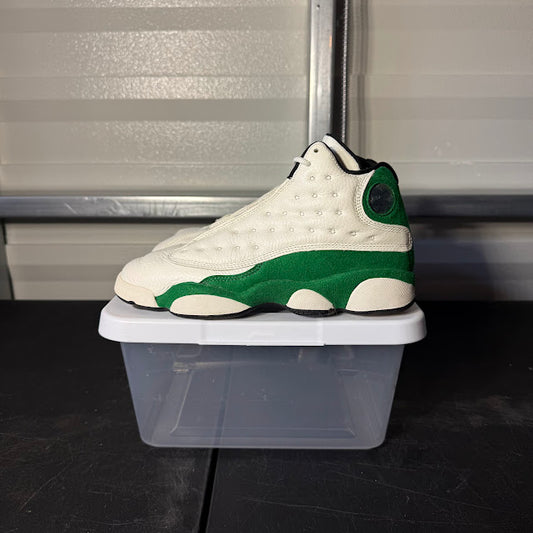 Size 6Y - AJ 13 Retro Sail Pine Green
