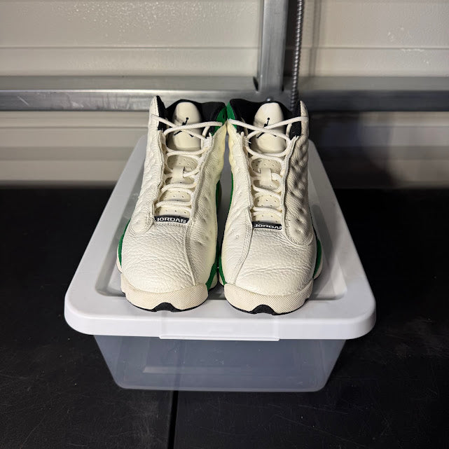 Size 6Y - AJ 13 Retro Sail Pine Green