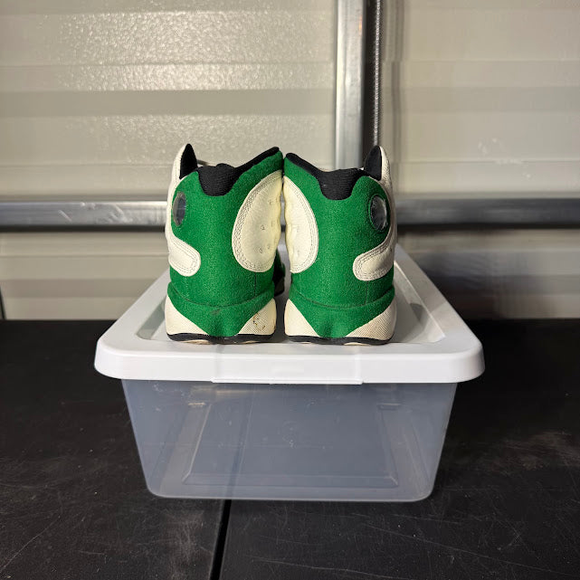 Size 6Y - AJ 13 Retro Sail Pine Green