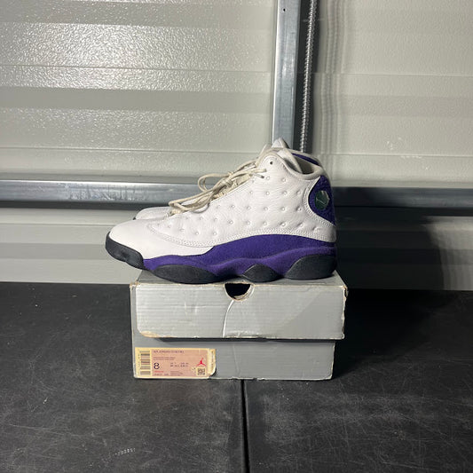 Size 8 - AJ 13 Retro Lakers