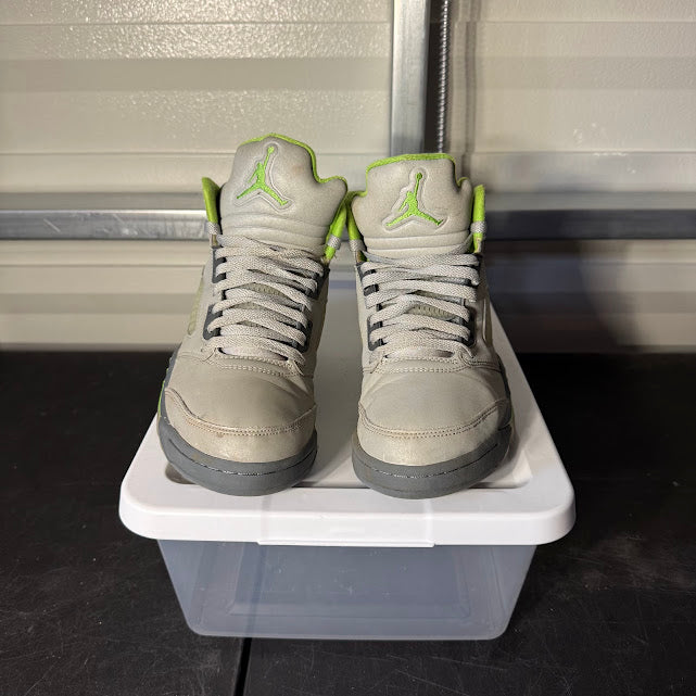 Size 8 - AJ 5 Retro Green Bean