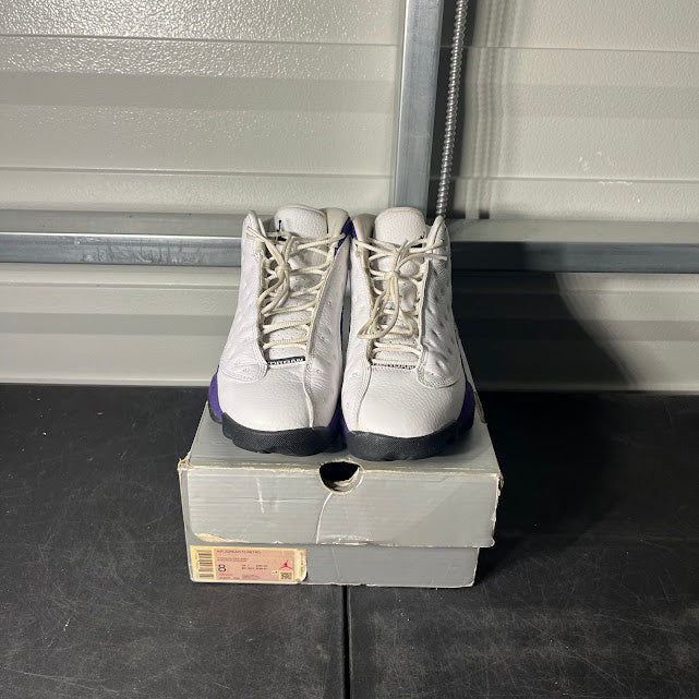 Size 8 - AJ 13 Retro Lakers