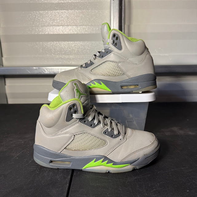 Size 8 - AJ 5 Retro Green Bean