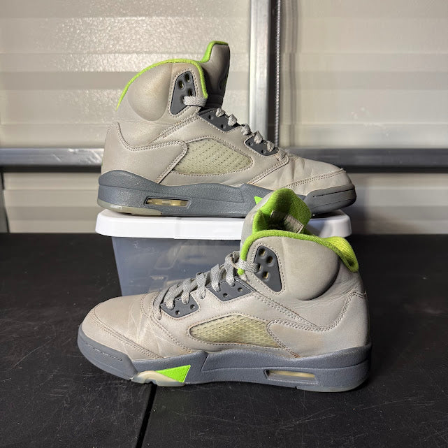 Size 8 - AJ 5 Retro Green Bean