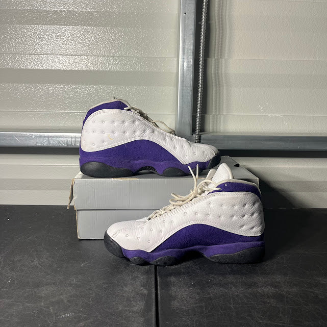 Size 8 - AJ 13 Retro Lakers