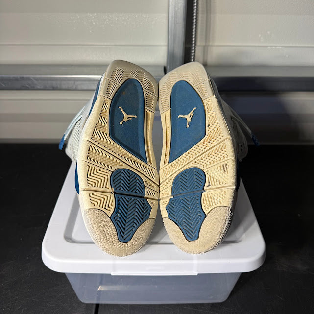 Size 7Y - AJ 4 Retro Military Blue