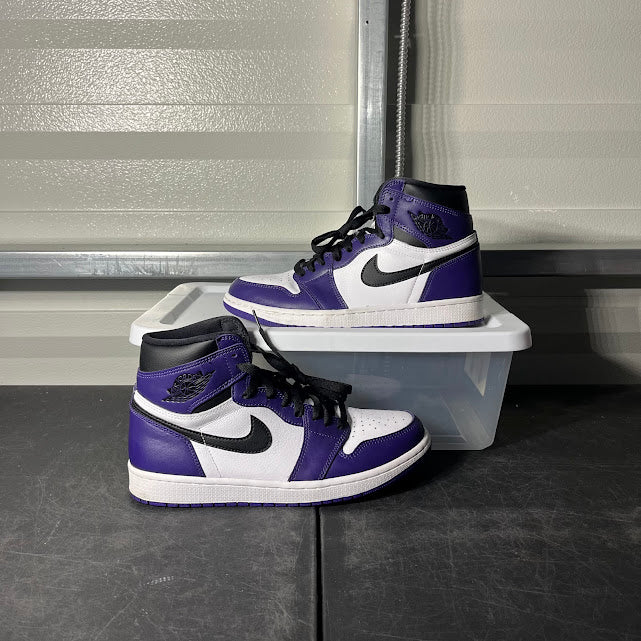 Size 9 - AJ 1 Retro High Court Purple 2.0