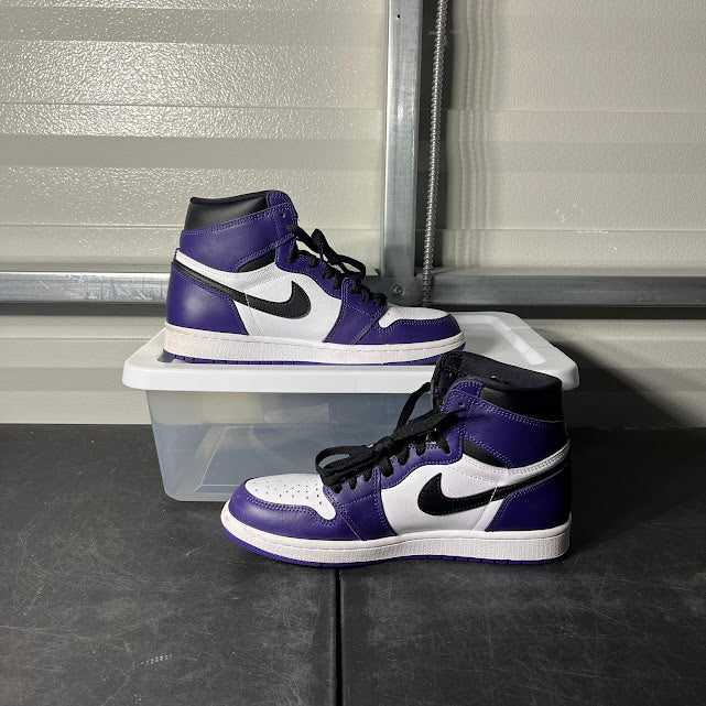 Size 9 - AJ 1 Retro High Court Purple 2.0