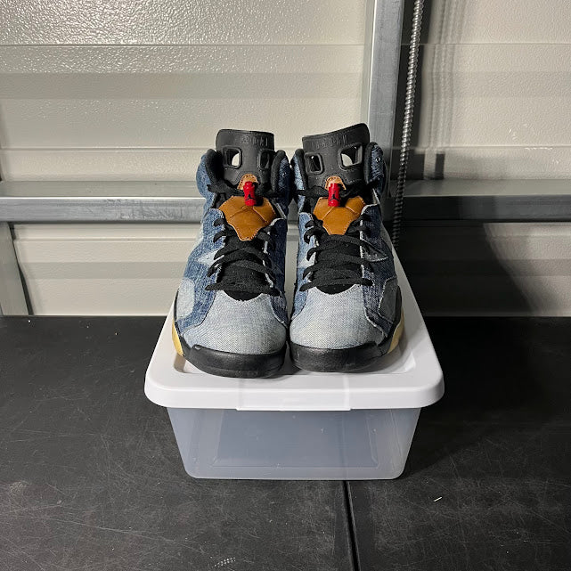 Size 13 - AJ 6 Retro Washed Denim