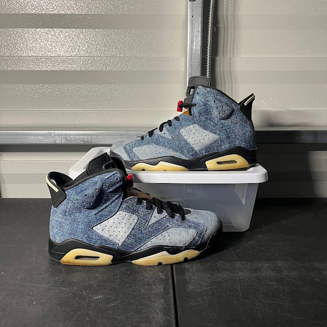 Size 13 - AJ 6 Retro Washed Denim