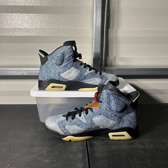 Size 13 - AJ 6 Retro Washed Denim