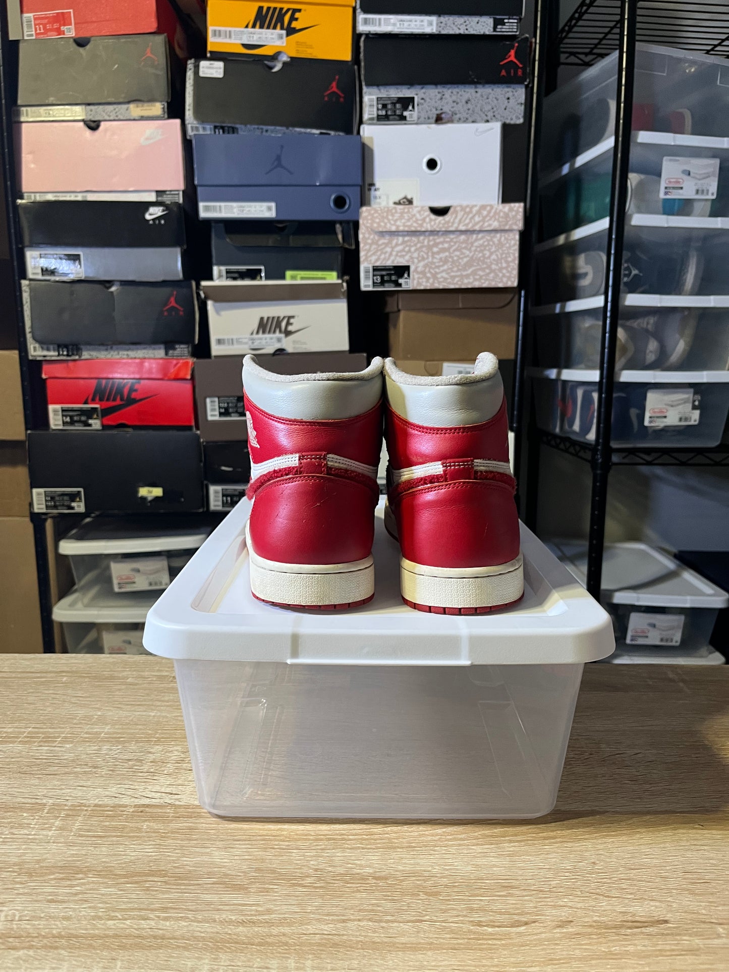 Size 11W - AJ 1 High OG Varsity Red
