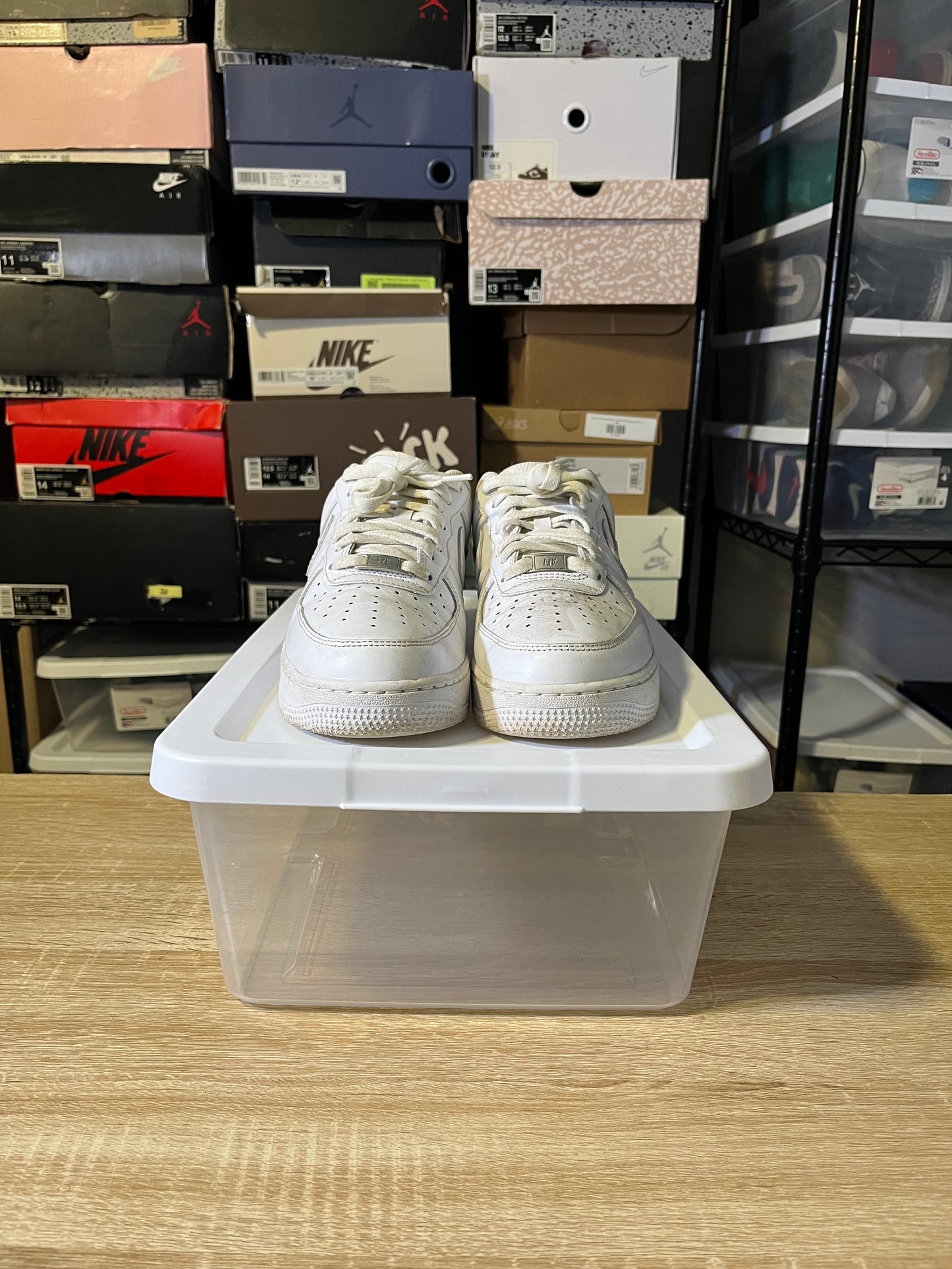 Size 8.5 - AF 1 Low All White
