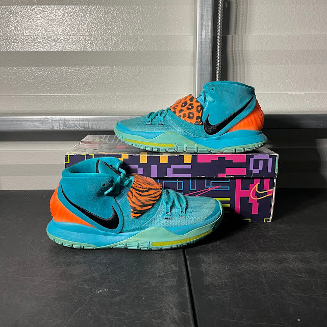 Size 9.5 - Kyrie 6 Oracle Aqua