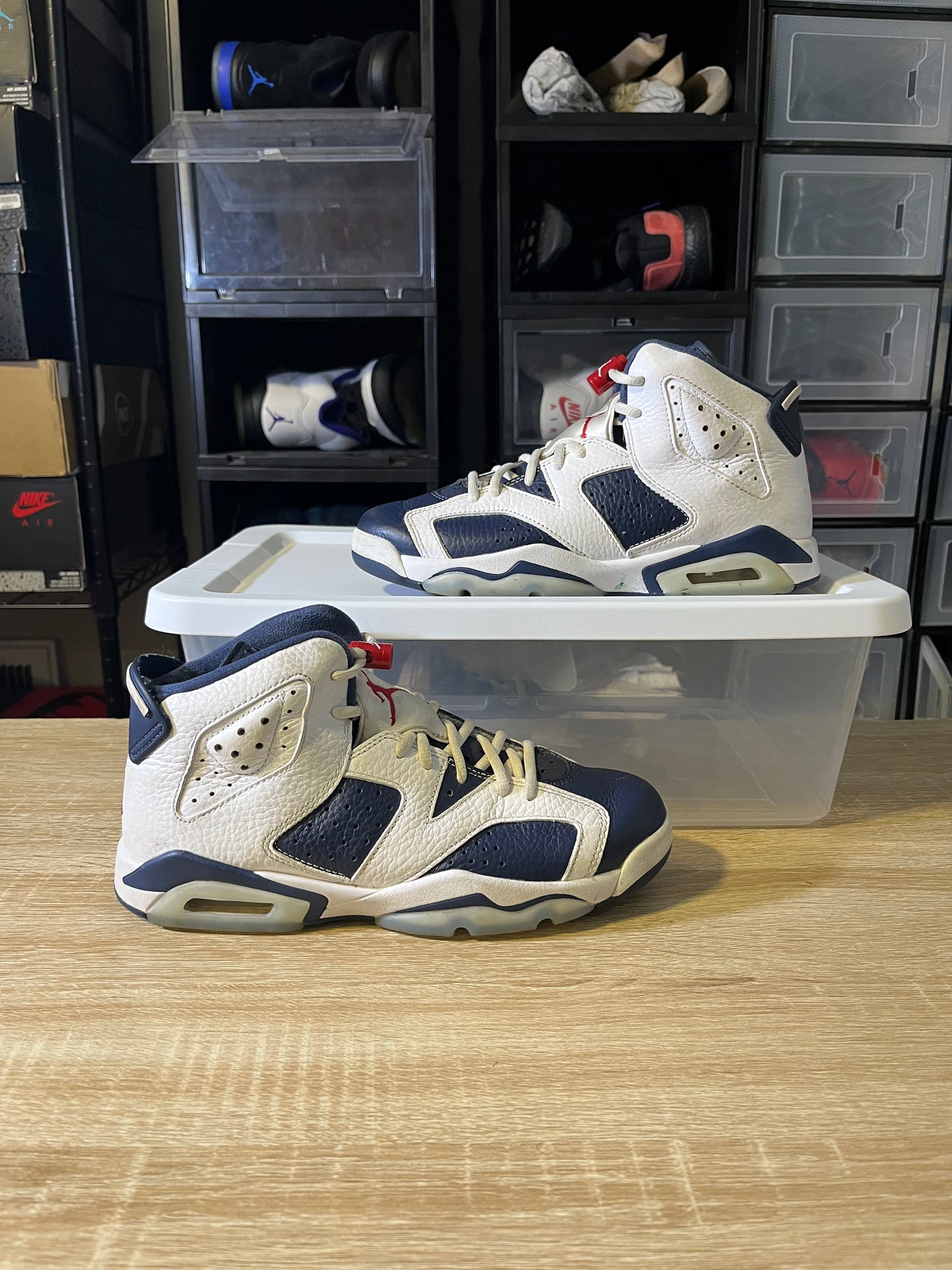 Size 6.5Y - AJ 6 Retro Olympic