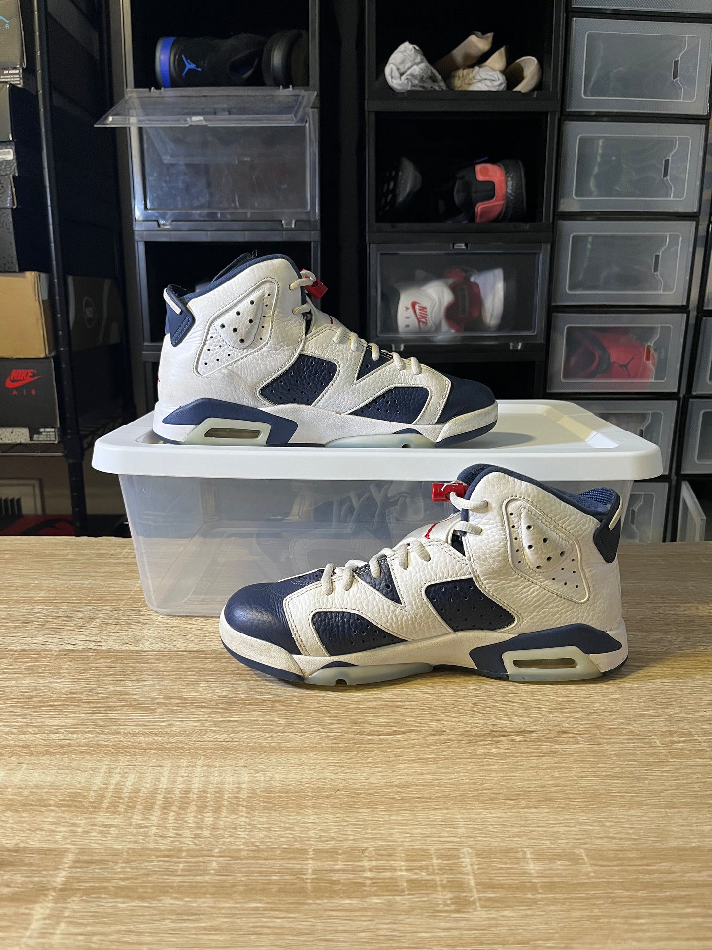 Size 6.5Y - AJ 6 Retro Olympic