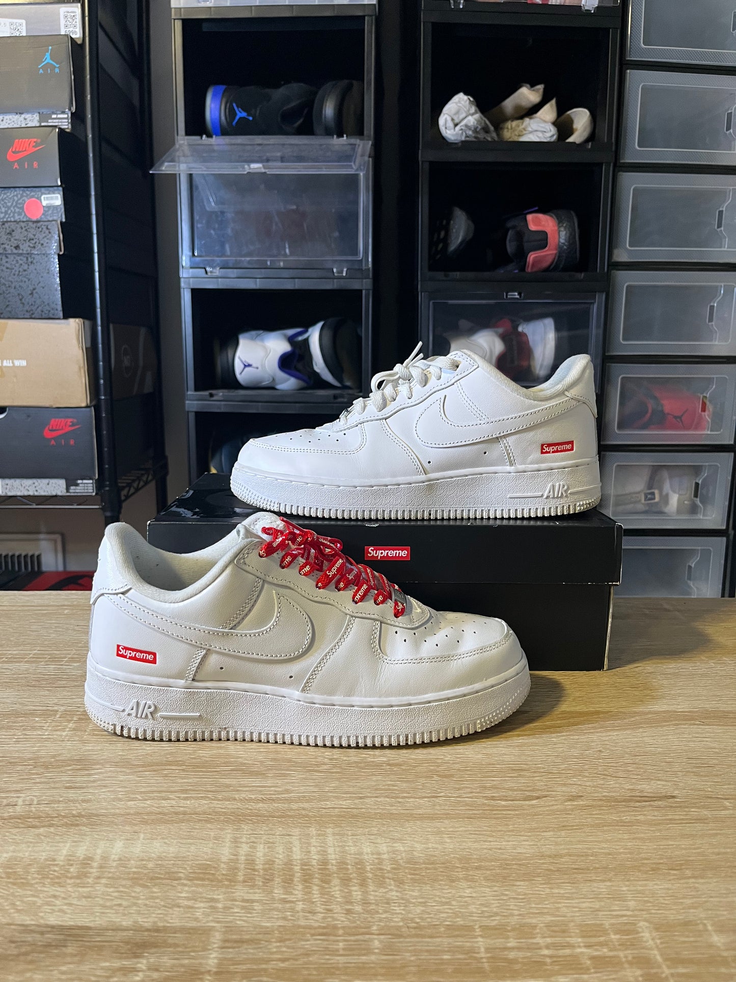 Size 8 - AF 1 Low Supreme White