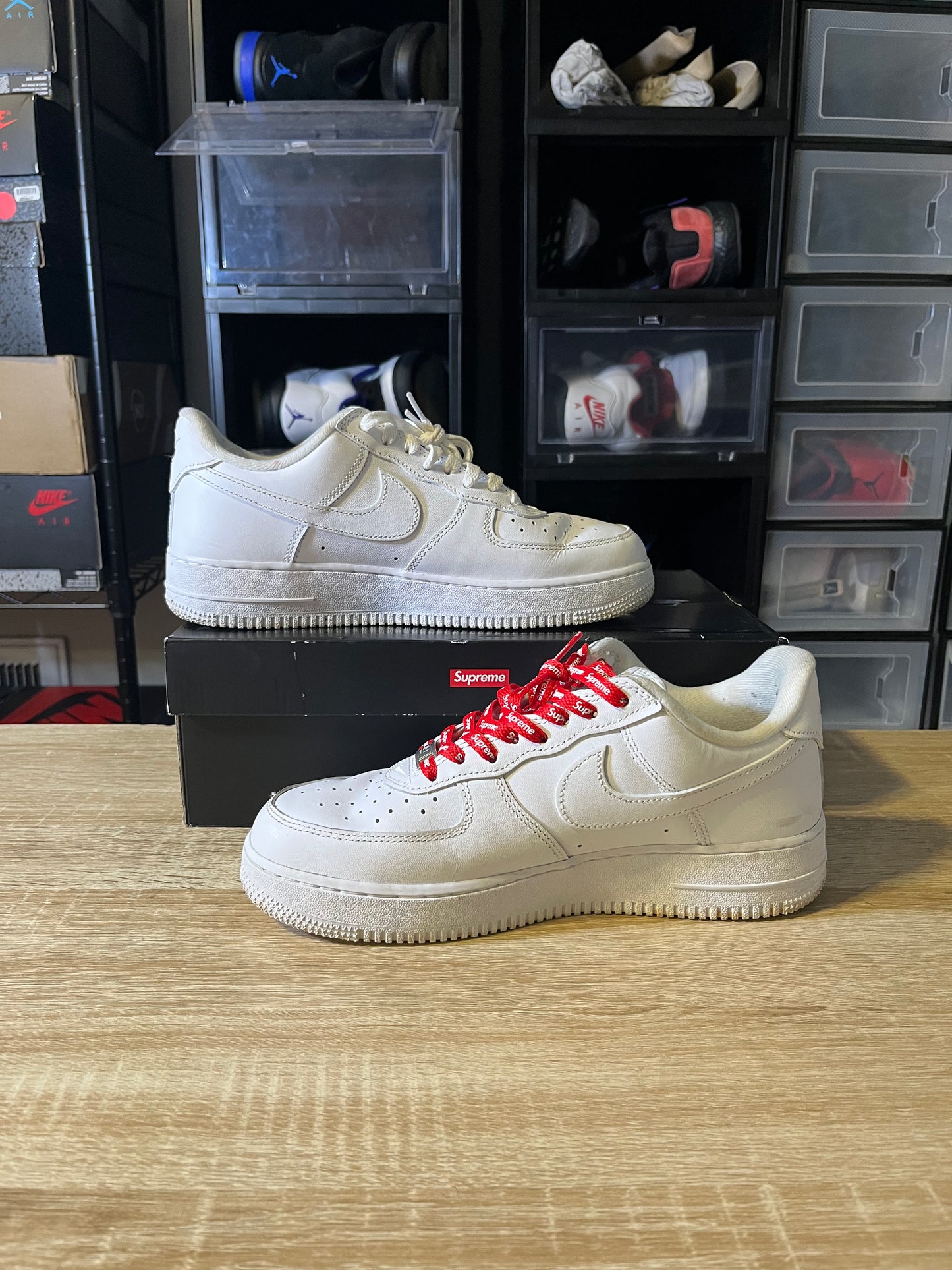 Size 8 - AF 1 Low Supreme White