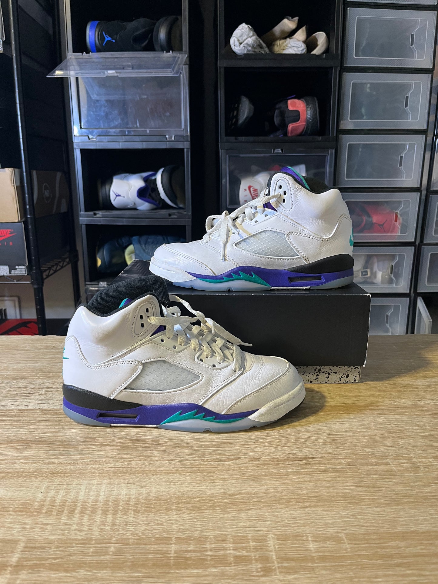 Size 5.5Y - AJ 5 Retro Grape