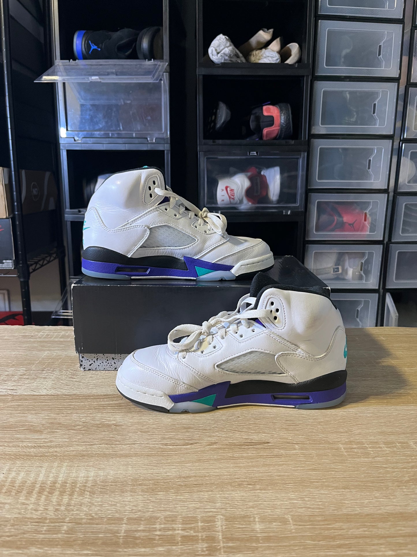 Size 5.5Y - AJ 5 Retro Grape