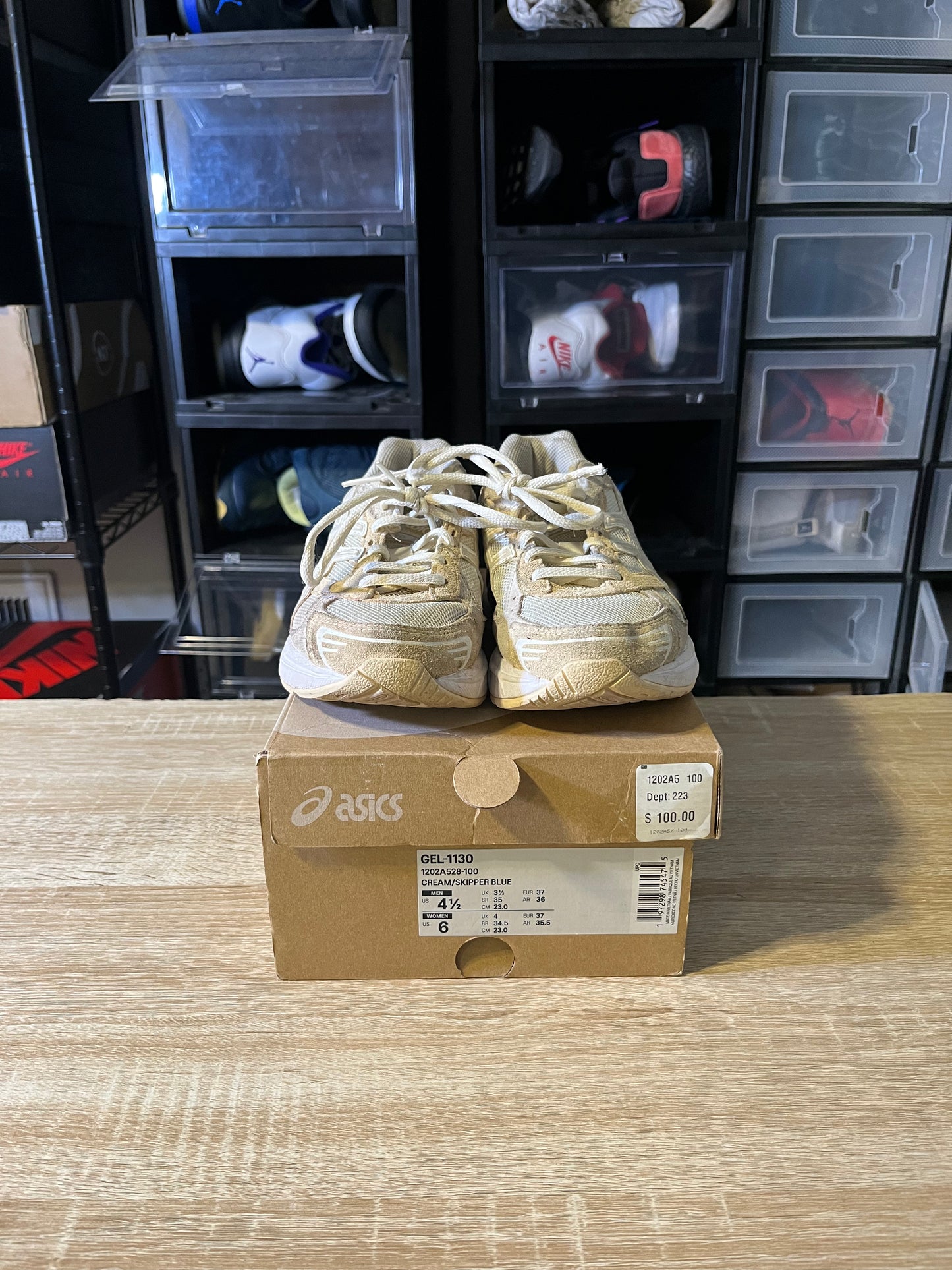 Size 4.5 - Asics Gel-1130 Cream