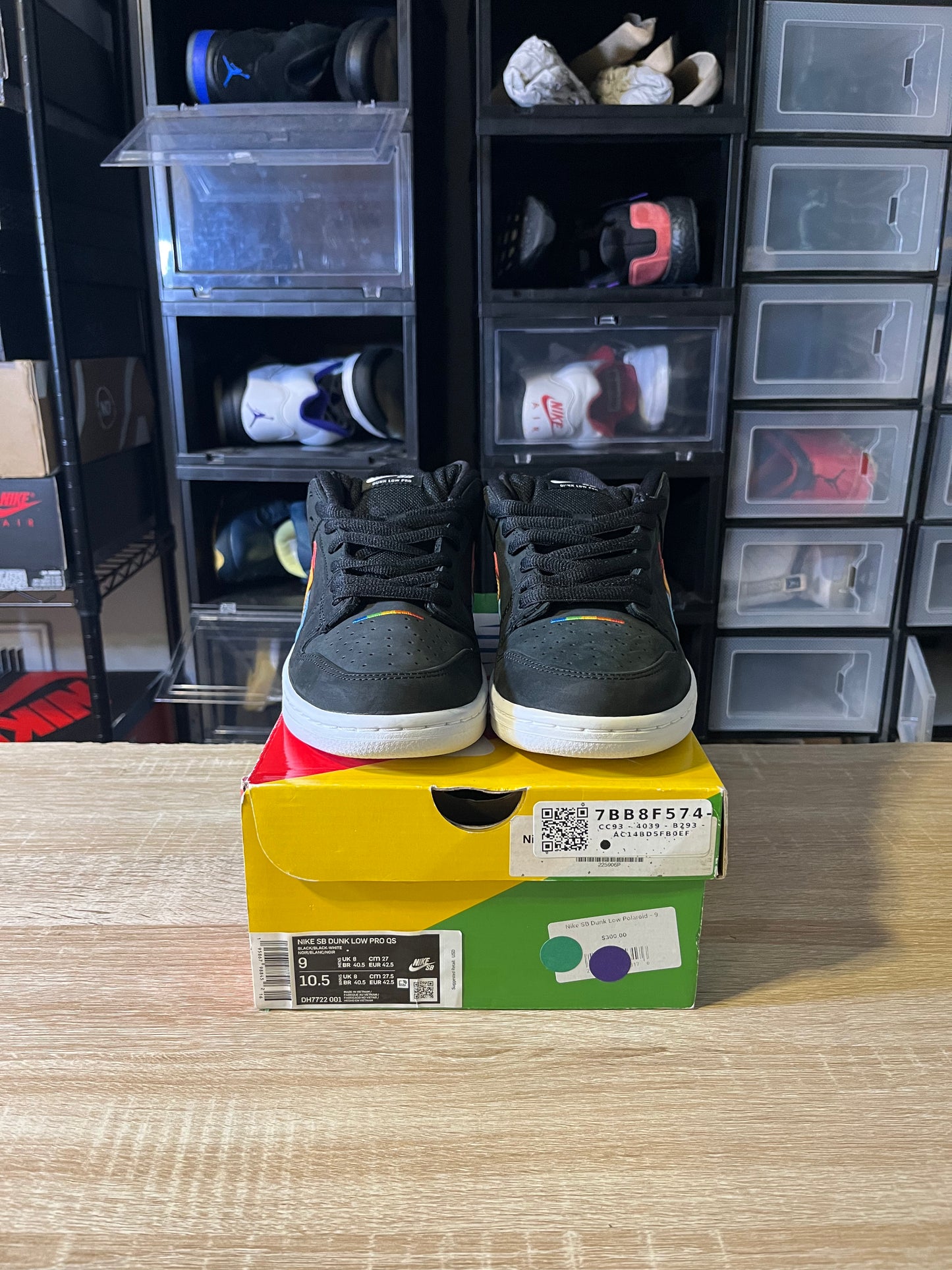 Size 9 - SB Dunk Low Polaroid