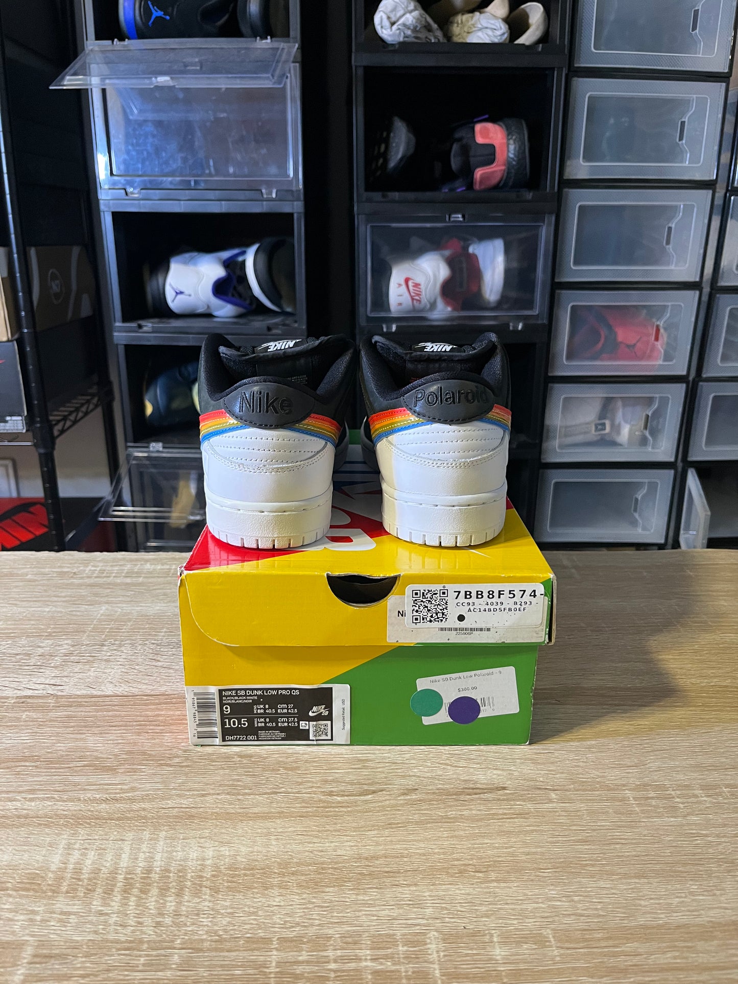 Size 9 - SB Dunk Low Polaroid