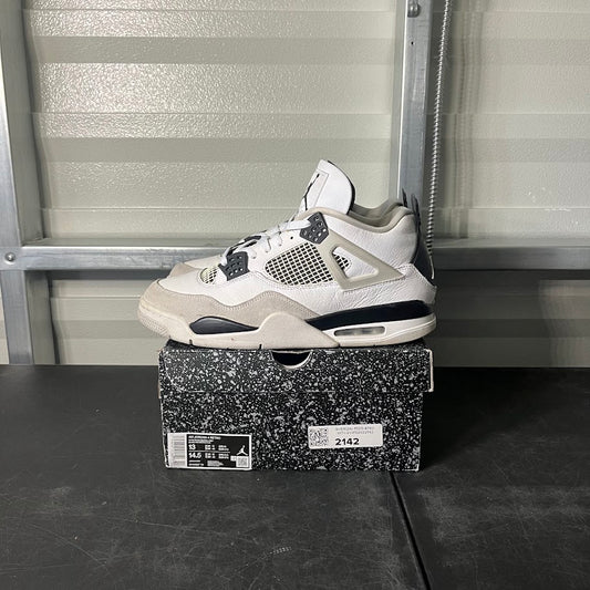 Size 13 - AJ 4 Retro Military Black