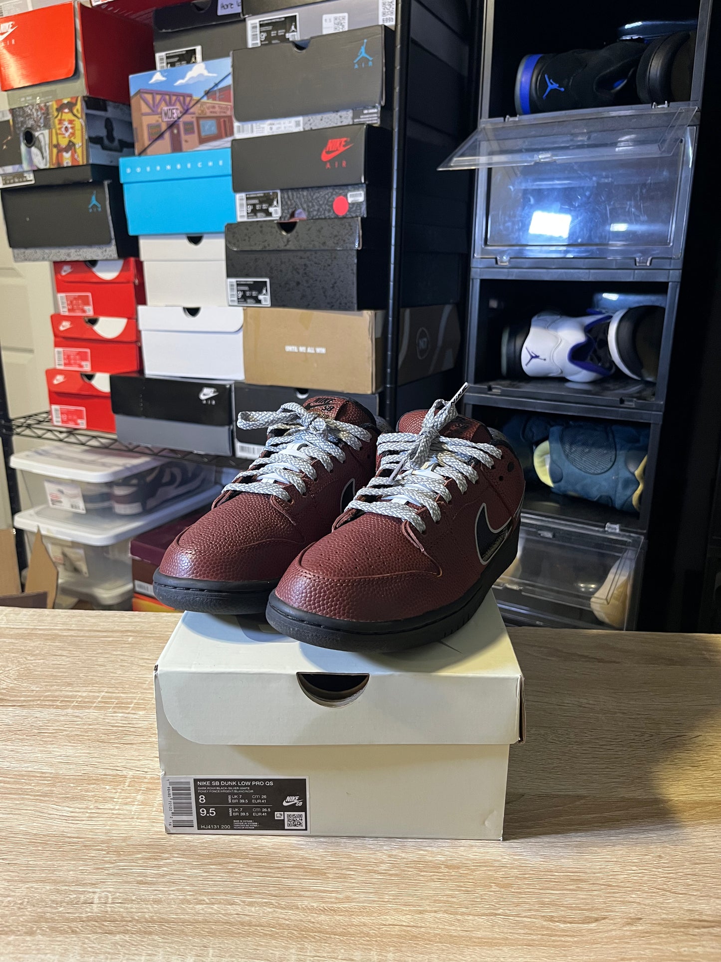 Size 8 -  SB Dunk Low Pro x Limosine Skateboards