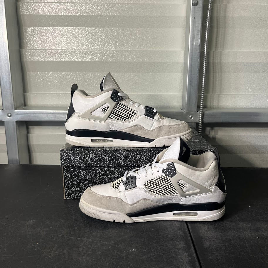 Size 13 - AJ 4 Retro Military Black