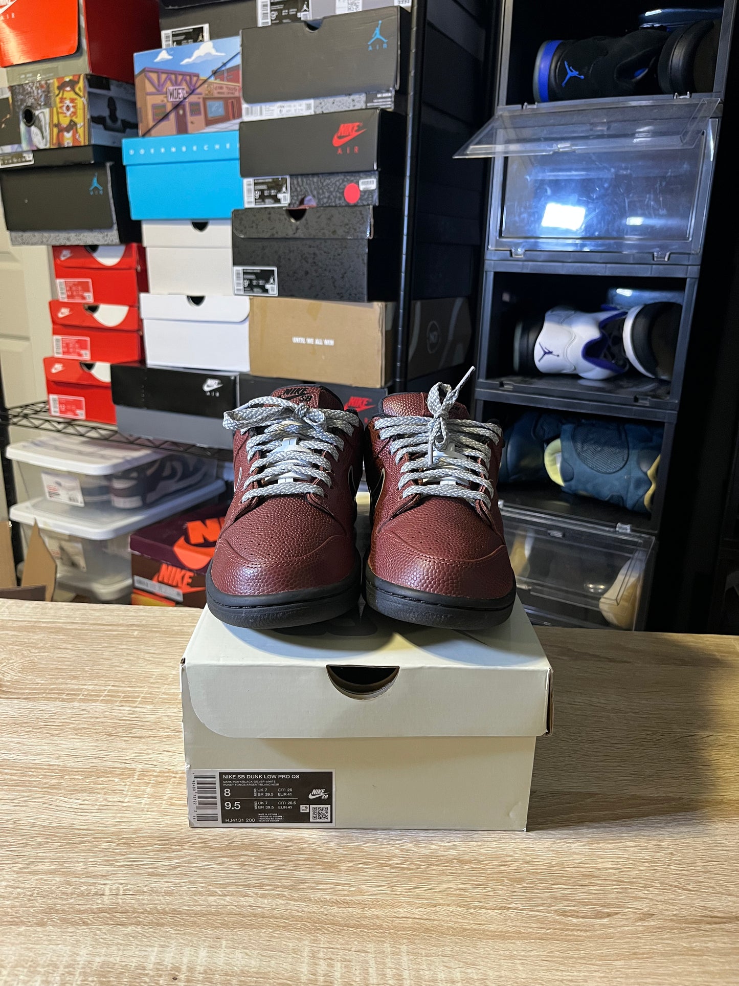 Size 8 -  SB Dunk Low Pro x Limosine Skateboards
