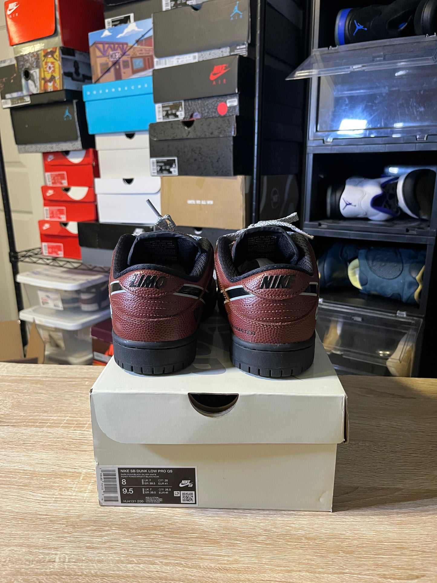 Size 8 -  SB Dunk Low Pro x Limosine Skateboards