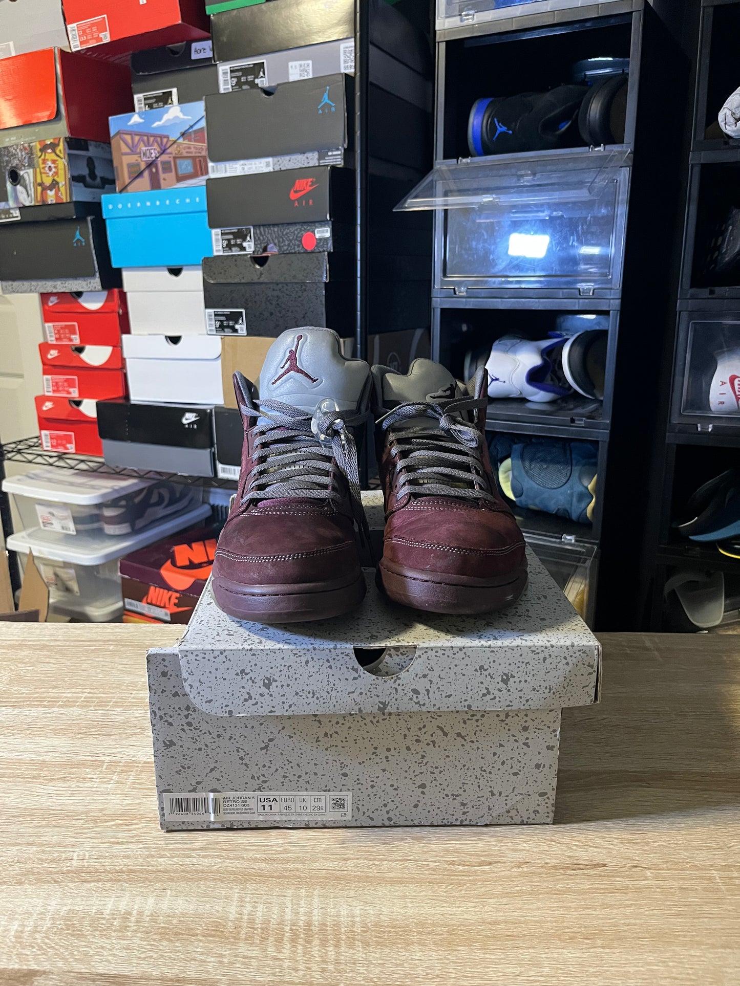 Size 11 - AJ 5 Retro SE Burgundy
