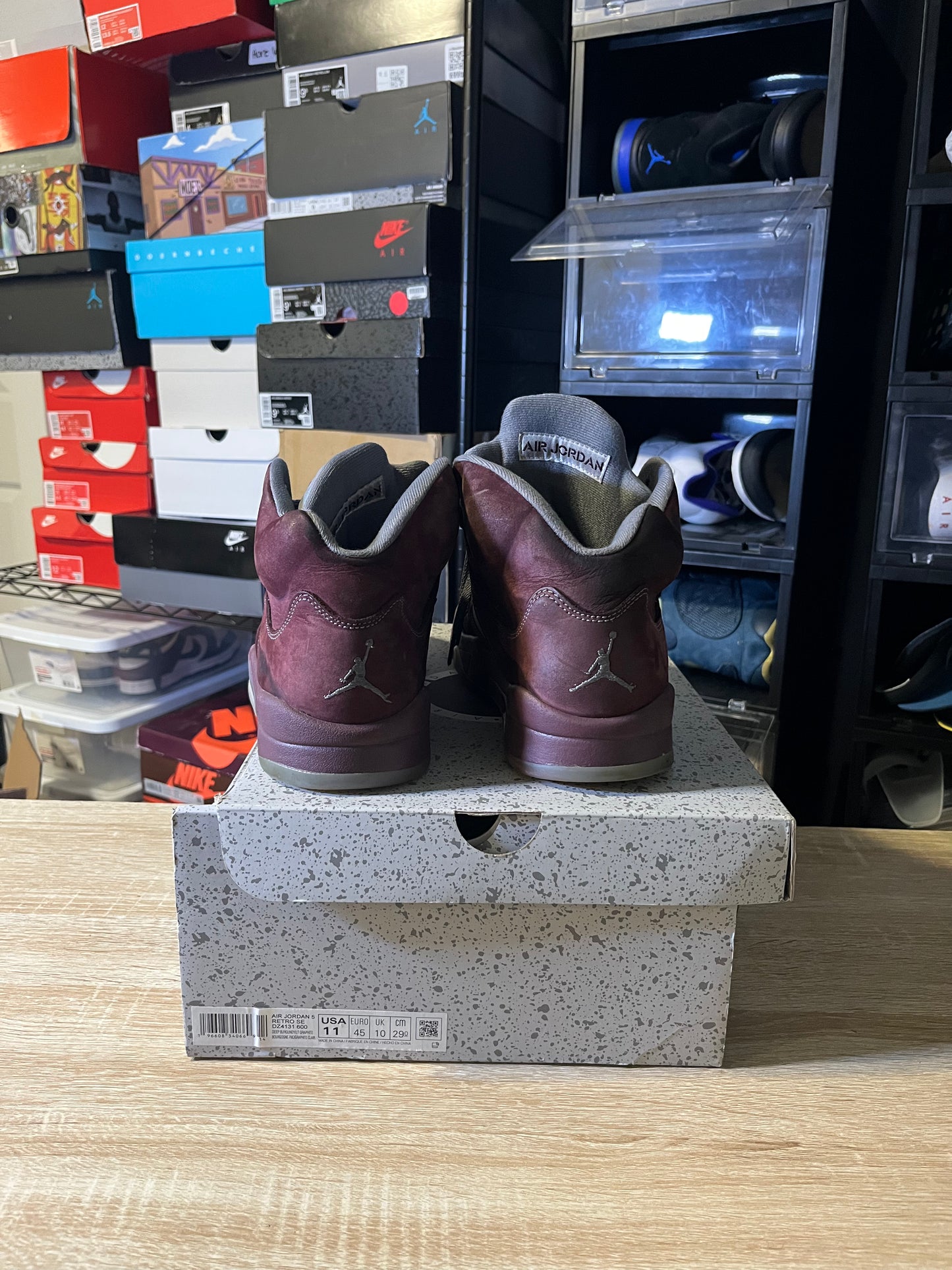 Size 11 - AJ 5 Retro SE Burgundy