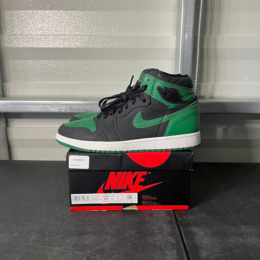 Size 10.5- AJ 1 Retro High Pine Green 2.0