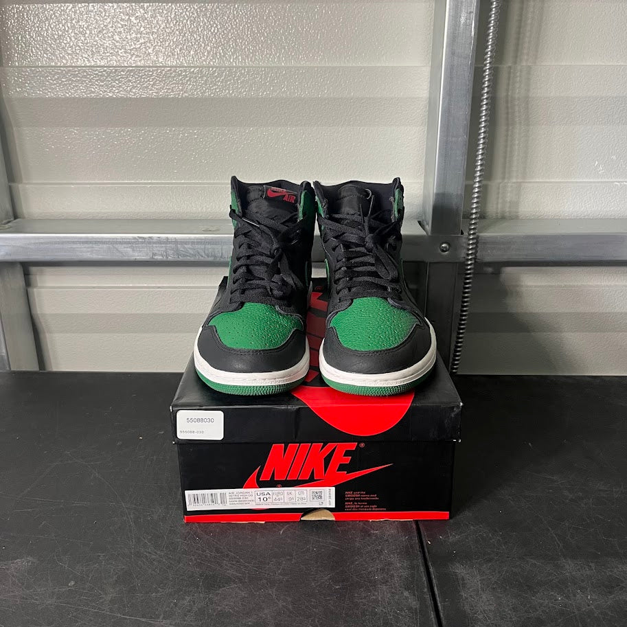 Size 10.5- AJ 1 Retro High Pine Green 2.0