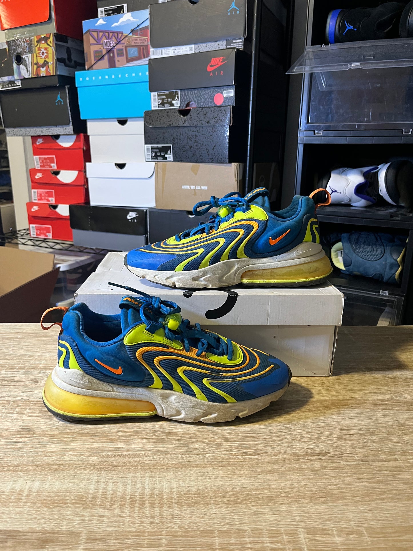 Size 8 - Nike Air Max 270 React ENG Blue